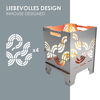 Edelstahl Feuerkorb Identity 52 cm | 3 mm V2A