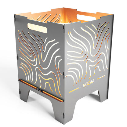 Edelstahl Feuerkorb Lines 52 cm | 3 mm V2A