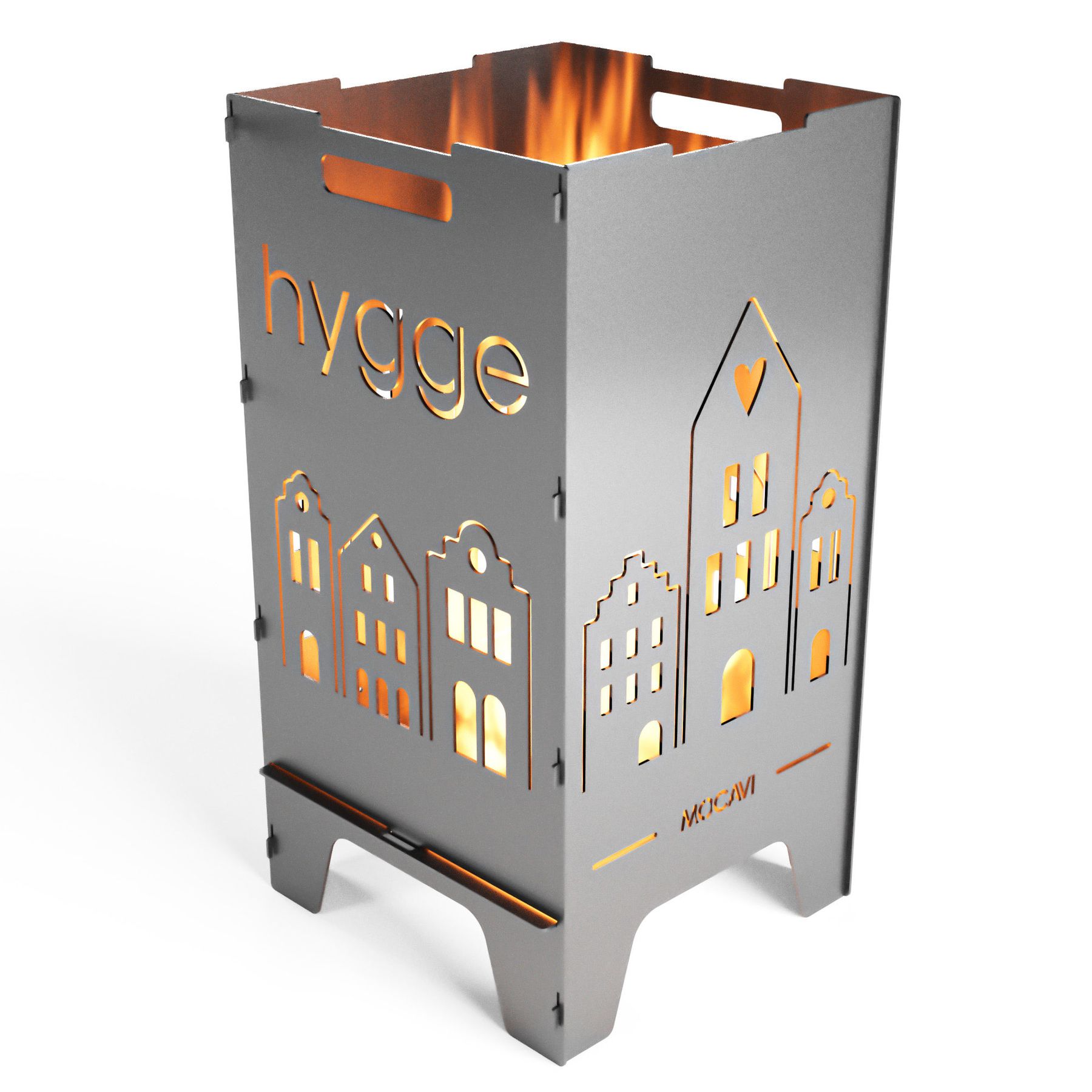 Edelstahl Feuertonne Hygge 73 cm | 3 mm V2A