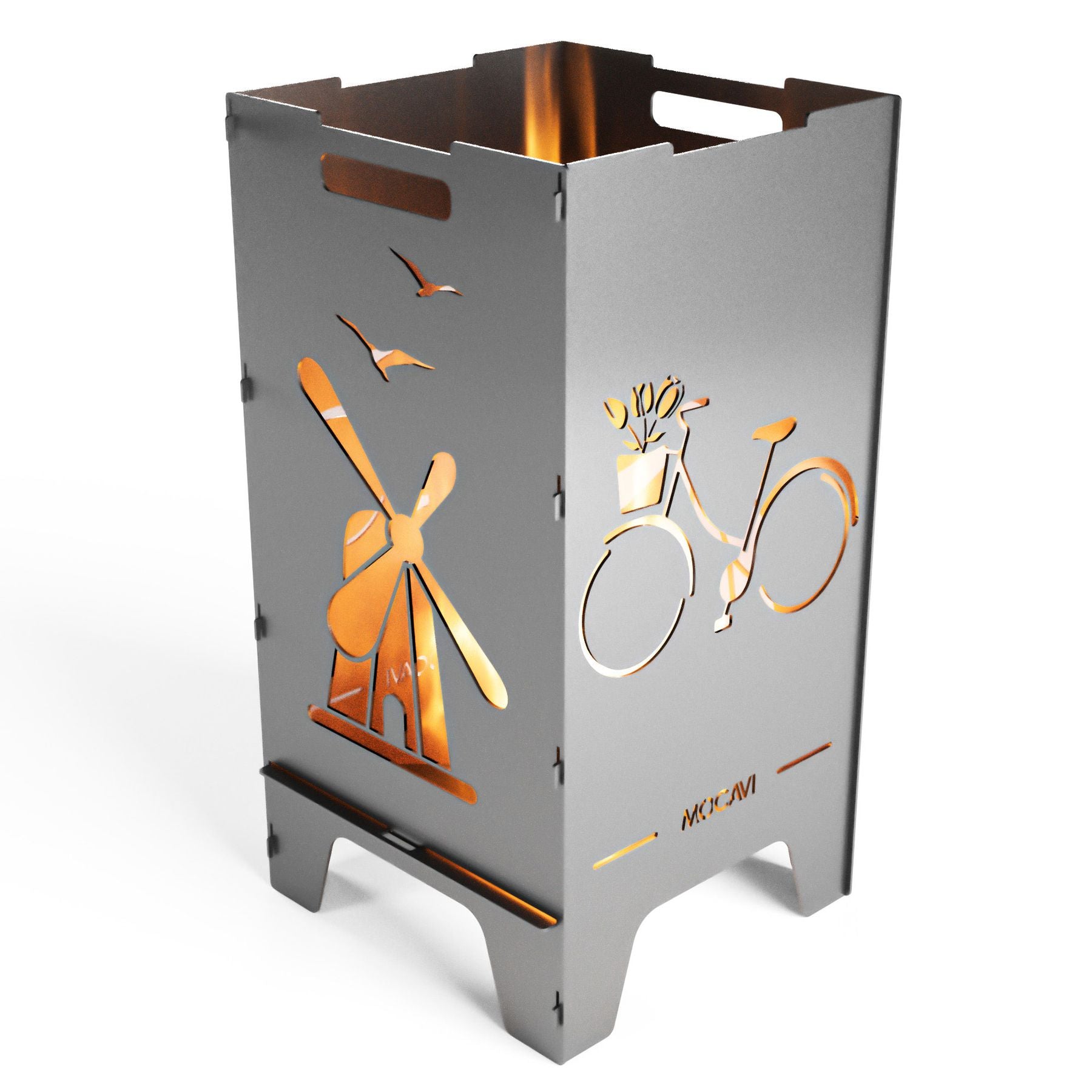 Edelstahl Feuertonne Vakantie 73 cm | 3 mm V2A