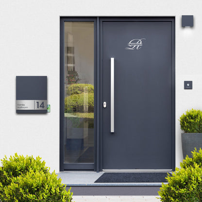 Edelstahlschild Stick802