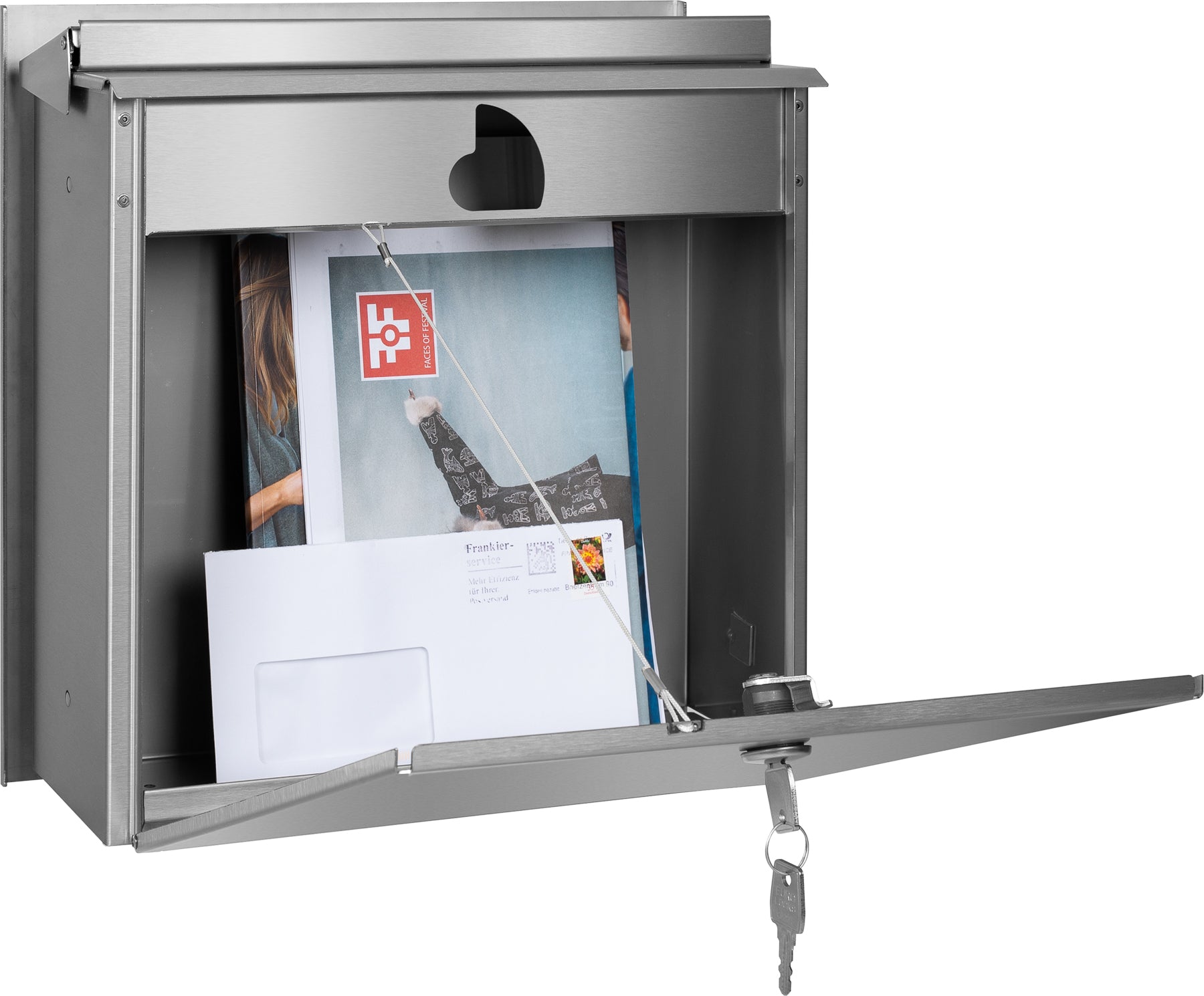 Zaunbriefkasten Entnahme hinten