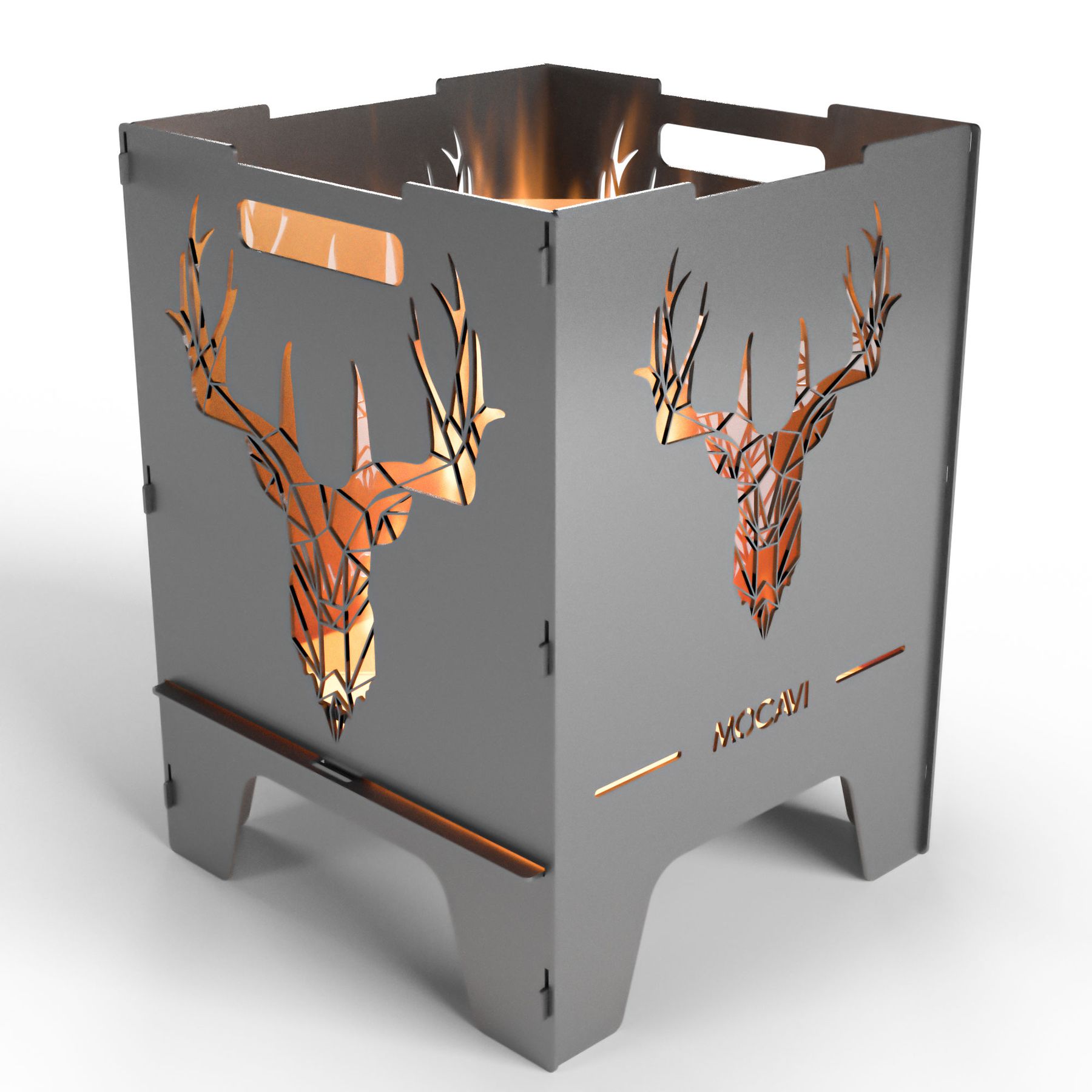 Feuerkorb Deer 52 cm | 3 mm Stahl