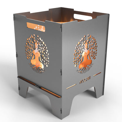 Feuerkorb Lebensbaum 52 cm | 3 mm Stahl