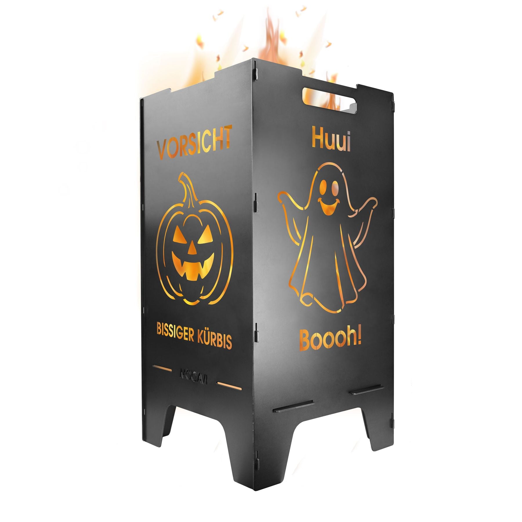 Feuertonne Halloween 73 cm | 3 mm Stahl personalisiert