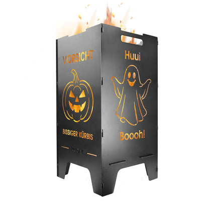Feuertonne Halloween 73 cm | 3 mm Stahl personalisiert