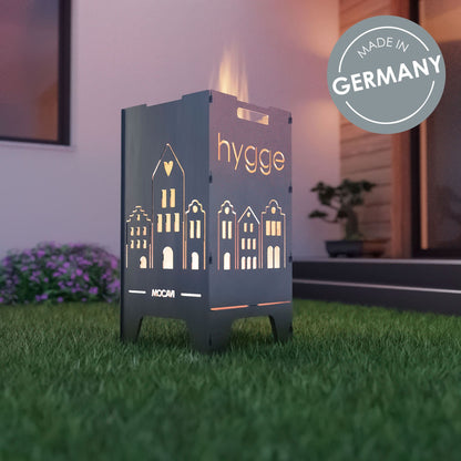 Feuertonne mit Häusern für gemütliche Abendstunden in Ihrem Zuhause - MOCAVI Fire Feuerkörbe