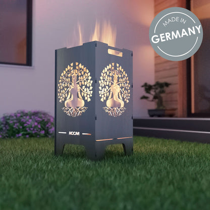 Feuertonne für den Garten, hochwertiges Stahl, Made in Germany