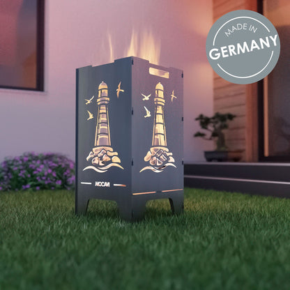 Made in Germany - Brenntonne aus Stahl rostend für jeden Garten - tolle Geschenkidee