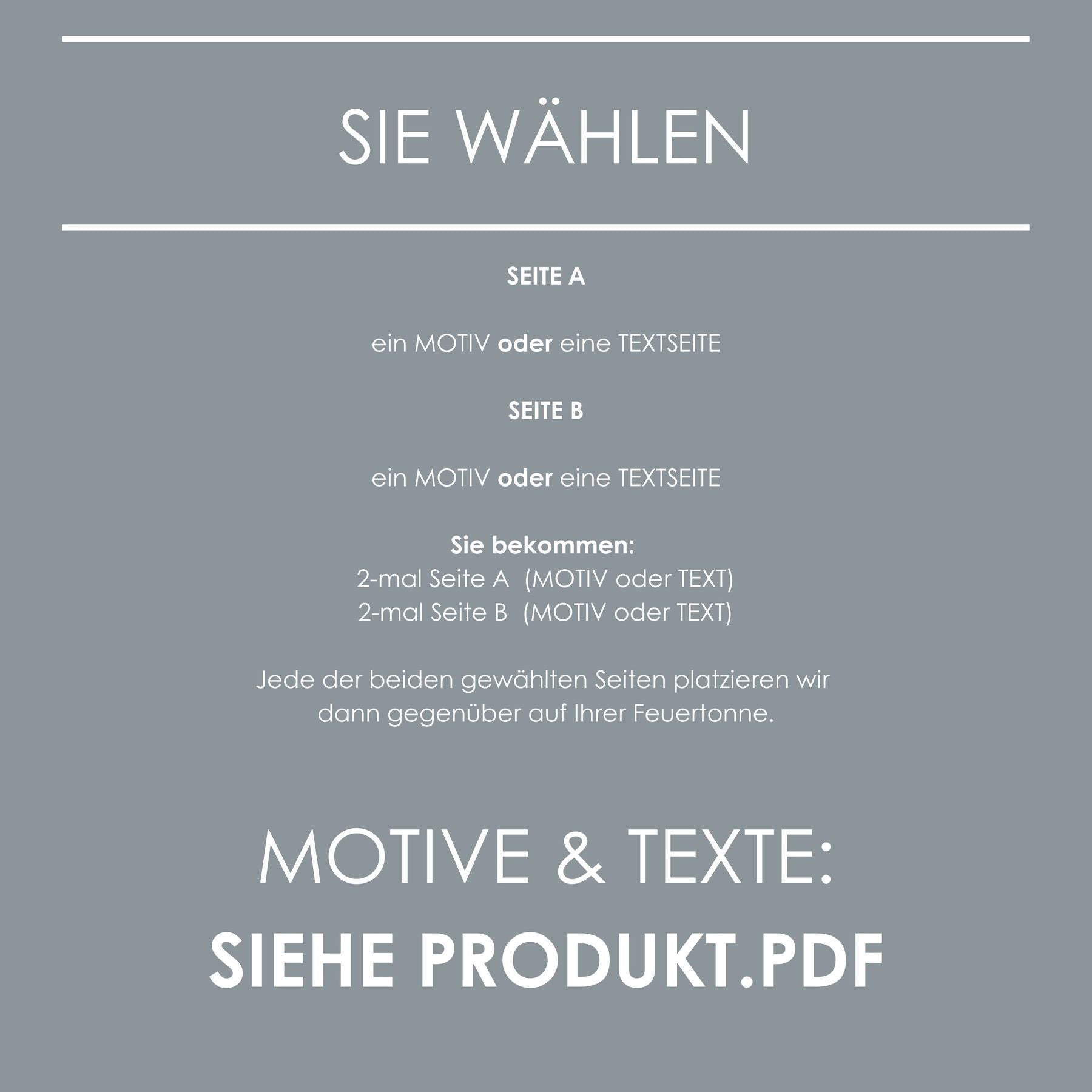 Fire Wunsch-Feuertonne