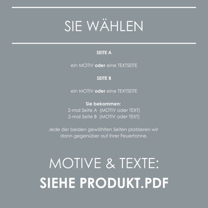 Fire Wunsch-Feuertonne