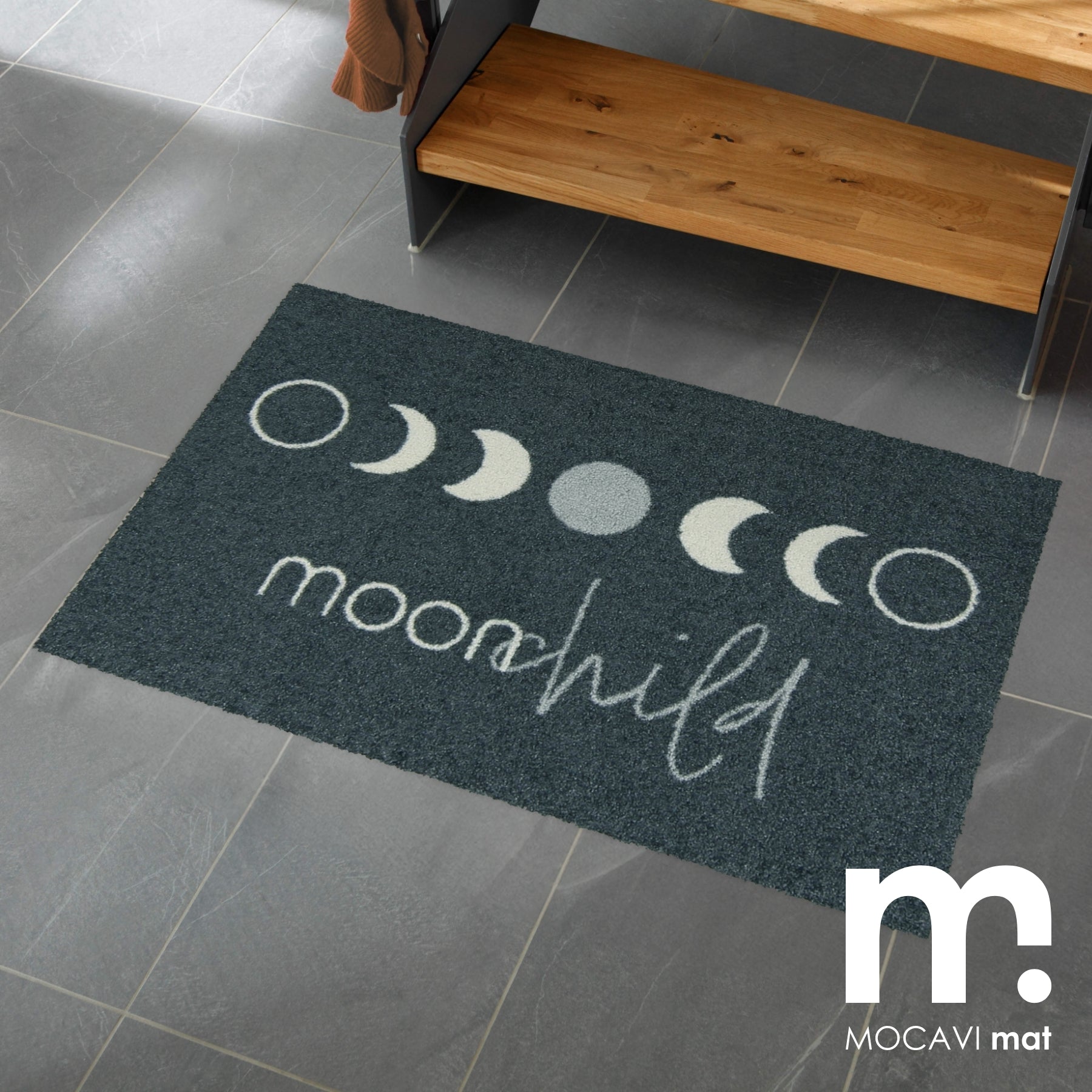 Fußmatte 45x70 Mat moonchild anthrazit