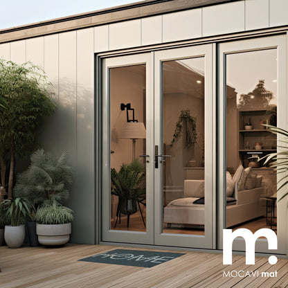 Fußmatte 45x70 Mat welcome home anthrazit