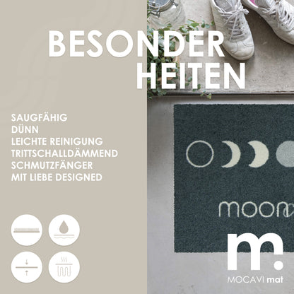 Fußmatte 45x70 Mat moonchild anthrazit