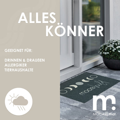 Fußmatte 45x70 Mat moonchild anthrazit