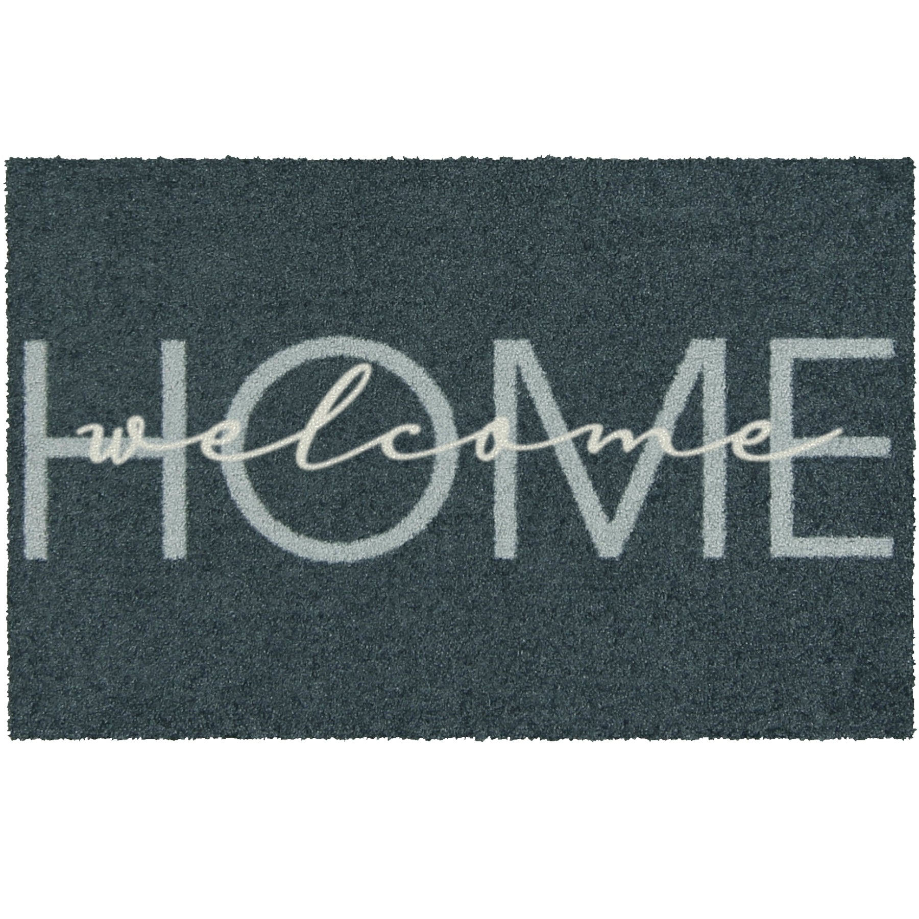 Fußmatte welcome home anthrazit indoor outdoor