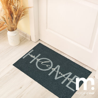 Fußmatte 45x70 Mat welcome home anthrazit
