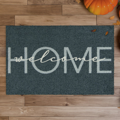 schmutzfänger außen welcome home willkommen