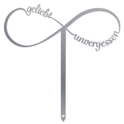 Grabstecker Unendlich Edelstahl