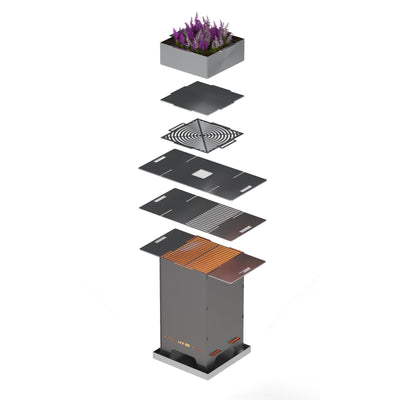 Grillrost Edelstahl 36cm für Feuertonne und Feuerkorb