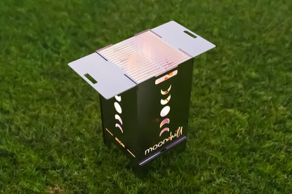 Grillrost mit Ablage Edelstahl für Feuertonne und Feuerkorb