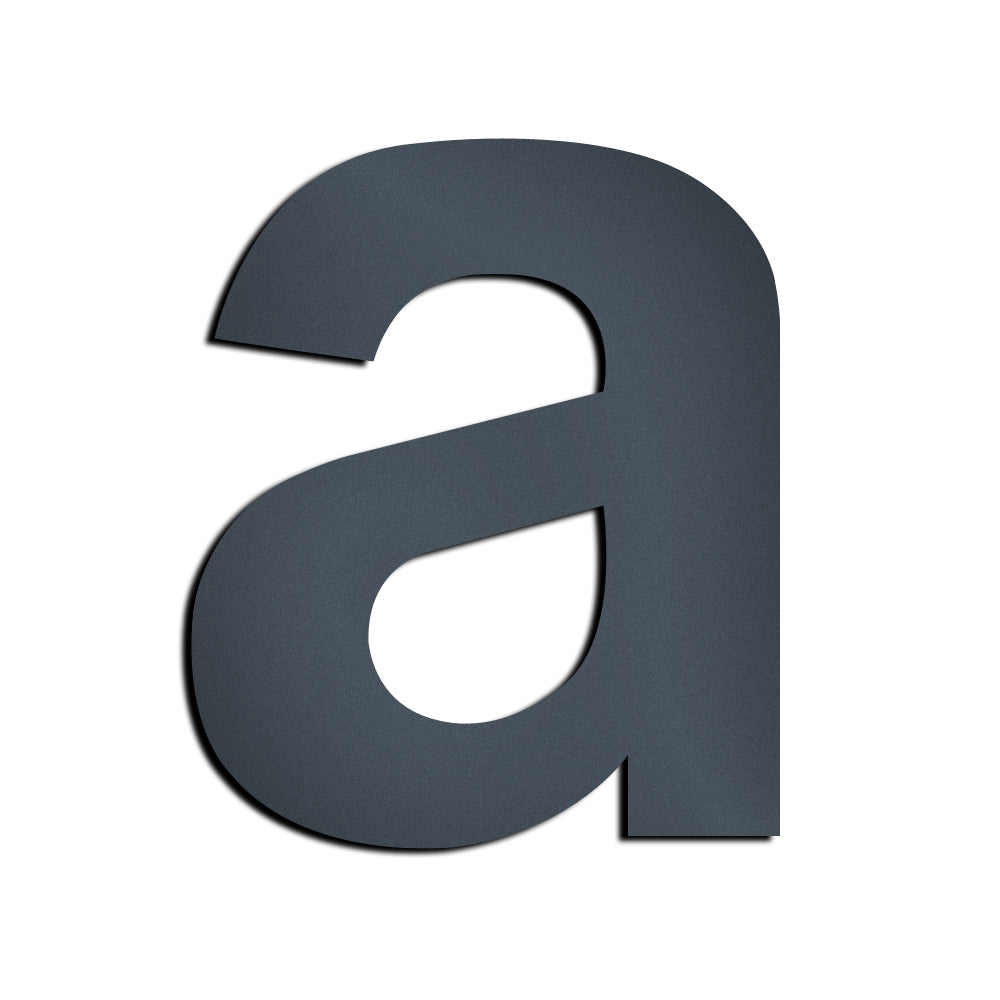 Hausnummer HS40 selbstklebend in anthrazit-grau Höhe 5,5 - 7,5 cm