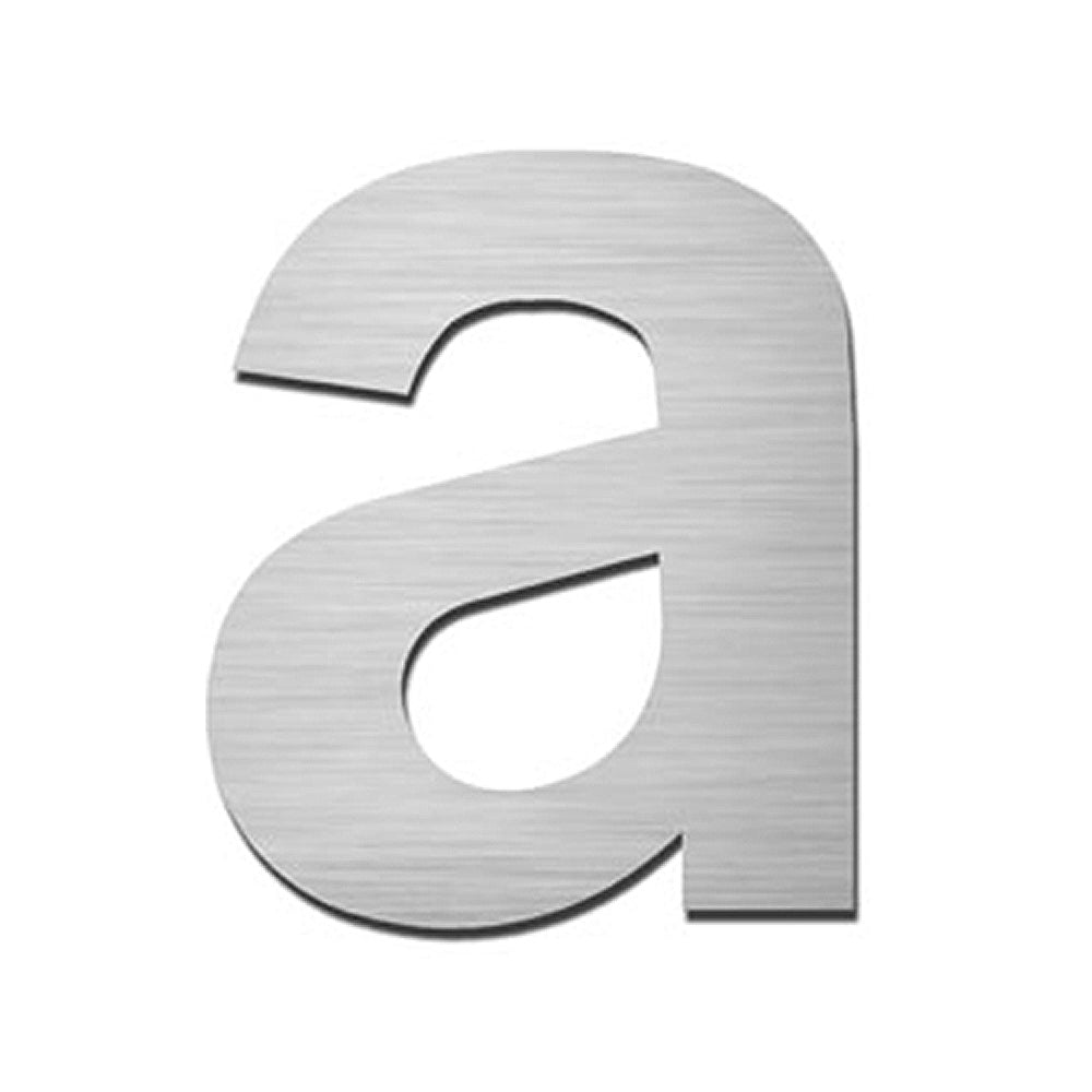 Hausnummer HS60 Edelstahl V4A selbstklebend ca. 8,5 - 12 cm