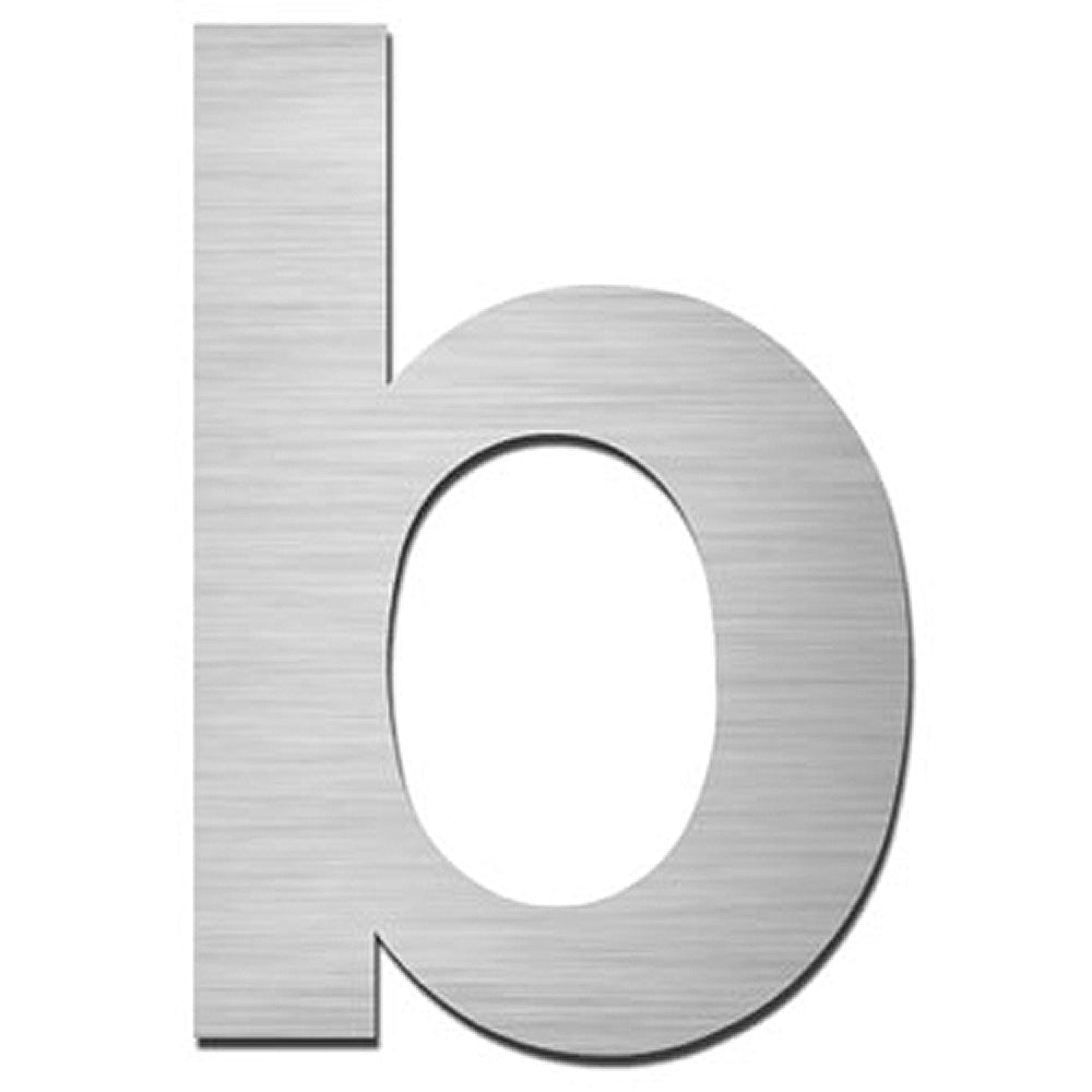 Hausnummer HS60 Edelstahl V4A selbstklebend ca. 8,5 - 12 cm