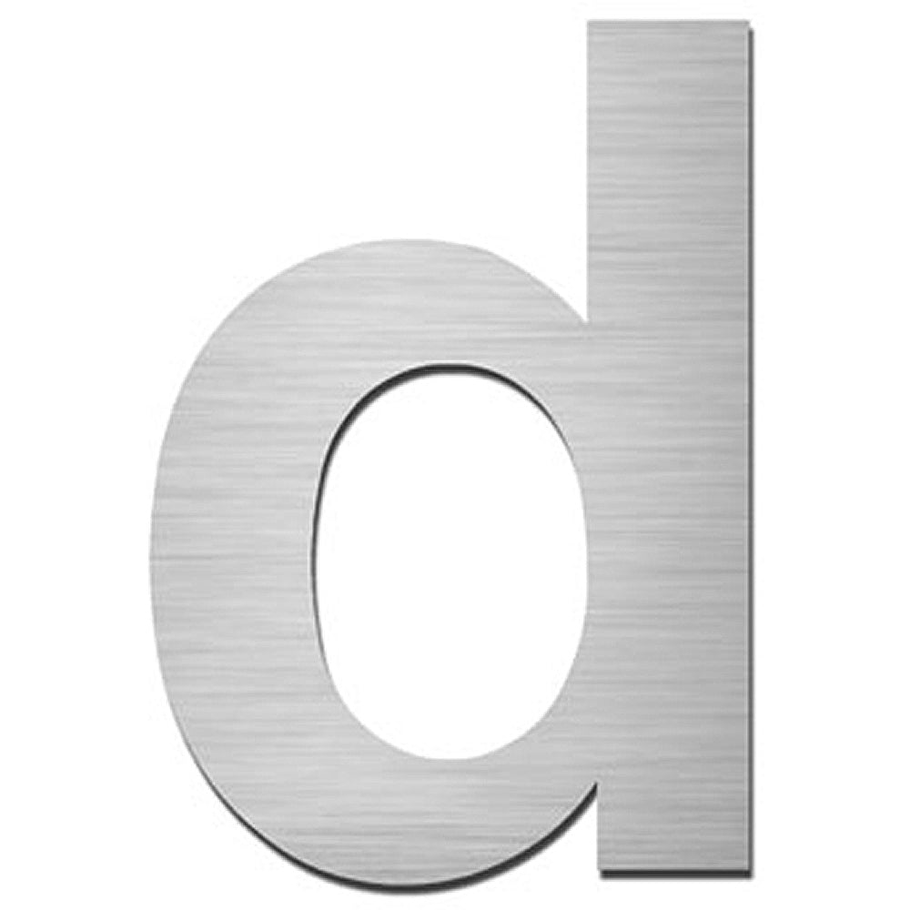 Hausnummer HS60 Edelstahl V4A selbstklebend ca. 8,5 - 12 cm