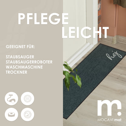 Läufer klein 30x100 Mat Hej anthrazit