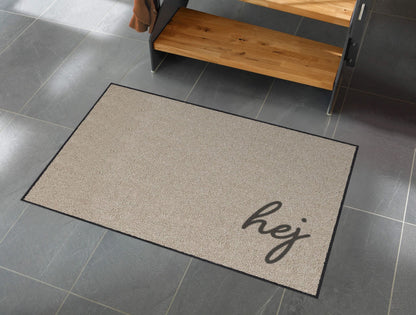 Fußmatte 60x85 Mat Hej beige