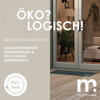 Fußmatte 60x85 Mat Hej hellgrau