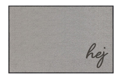 Fußmatte 60x85 Mat Hej hellgrau