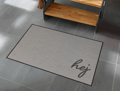 Fußmatte 60x85 Mat Hej hellgrau