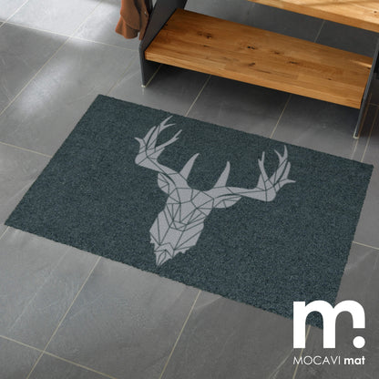 Fußmatte 45x70 Mat Hirsch anthrazit