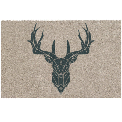Fußmatte waschbar outdoor Hirsch beige