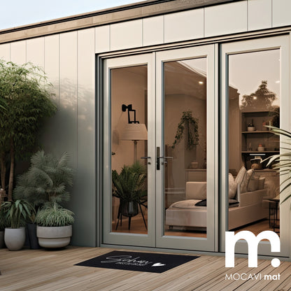 Fußmatte 45x70 Mat Schön das du da bist schwarz