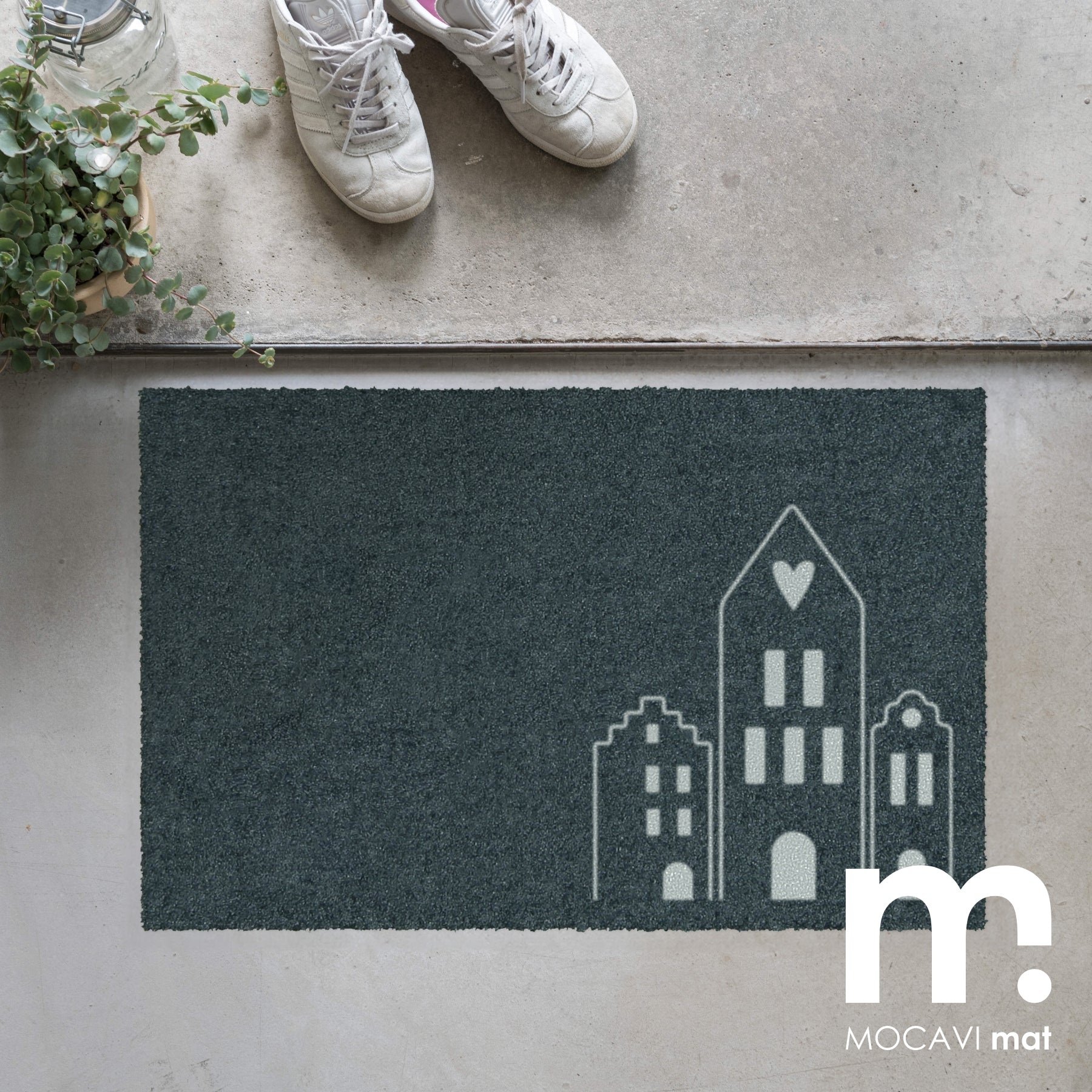 Fußmatte 45x70 Mat hygge anthrazit