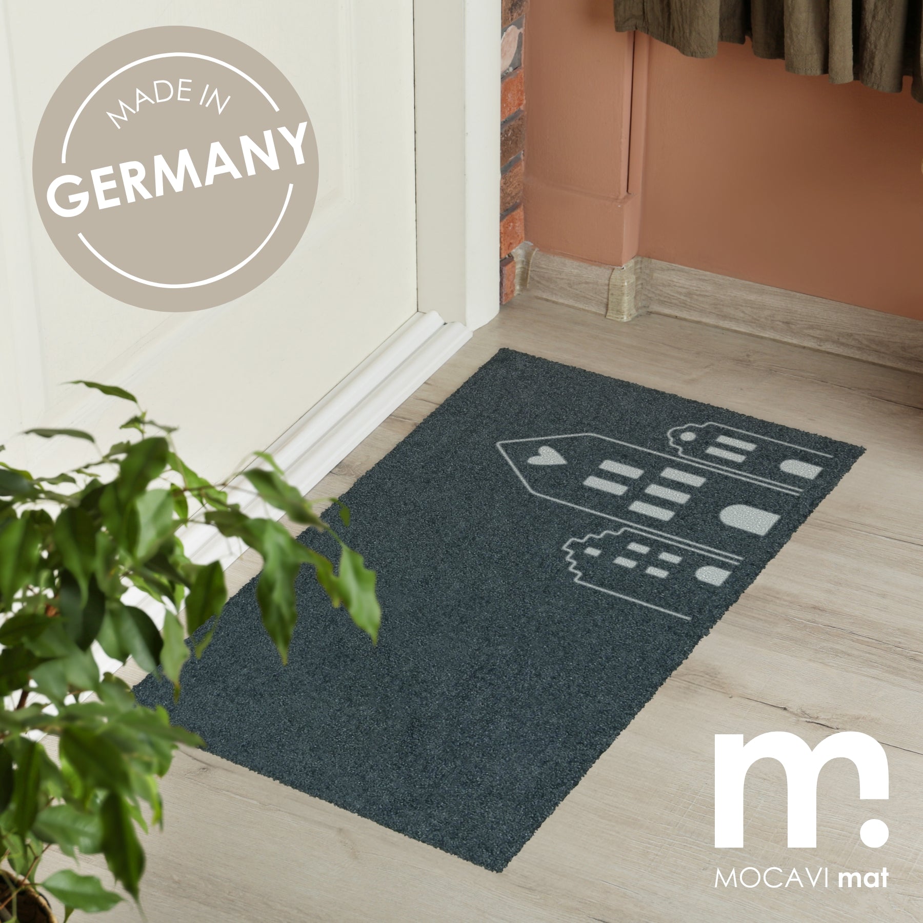 Fußmatte 45x70 Mat hygge anthrazit