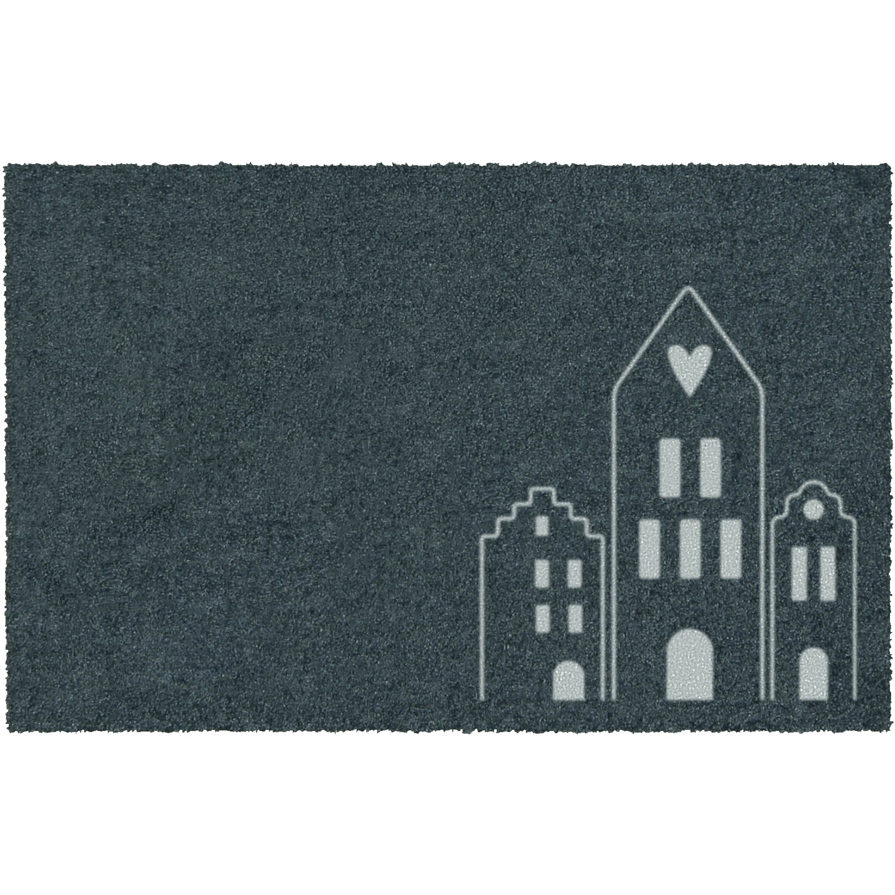 Schmutzfangmatte anthrazit waschbar Häuser innen außen