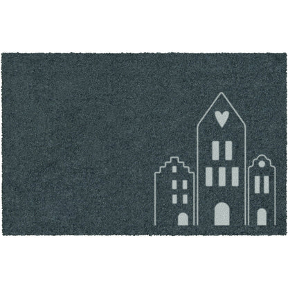 Schmutzfangmatte anthrazit waschbar Häuser innen außen