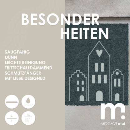 Fußmatte 45x70 Mat hygge anthrazit