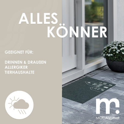 Fußmatte 45x70 Mat hygge anthrazit