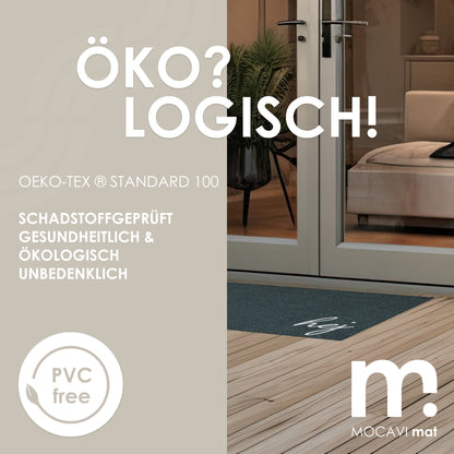 Fußmatte 45x70 Mat Hej anthrazit