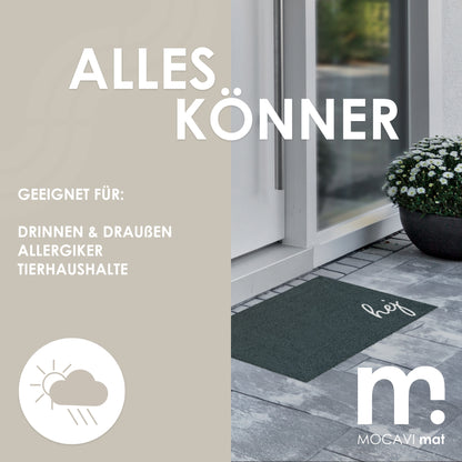 Fußmatte 45x70 Mat Hej anthrazit