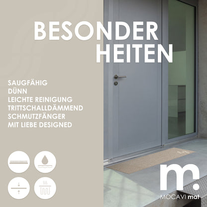 Läufer klein 30x100 Mat Hej beige