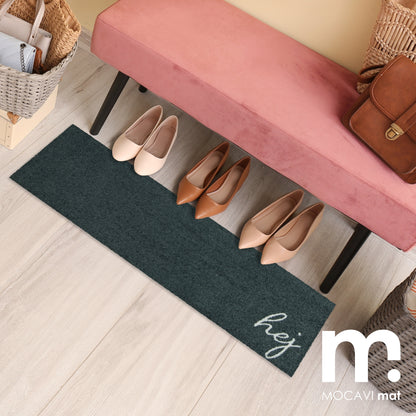 Stiefelmatte grau waschbar modern Hej hyggge innen  