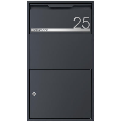 PBox 55 Paketkasten personalisiert anthrazit