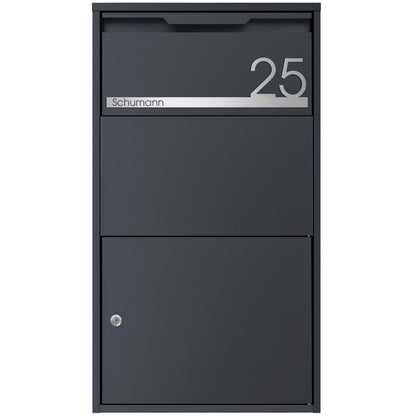 PBox 55 Paketkasten personalisiert anthrazit