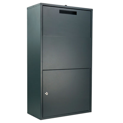 hochwertige Lackierung anthrazit RAL 7016 Feinstruktur matt - Paketkasten XL